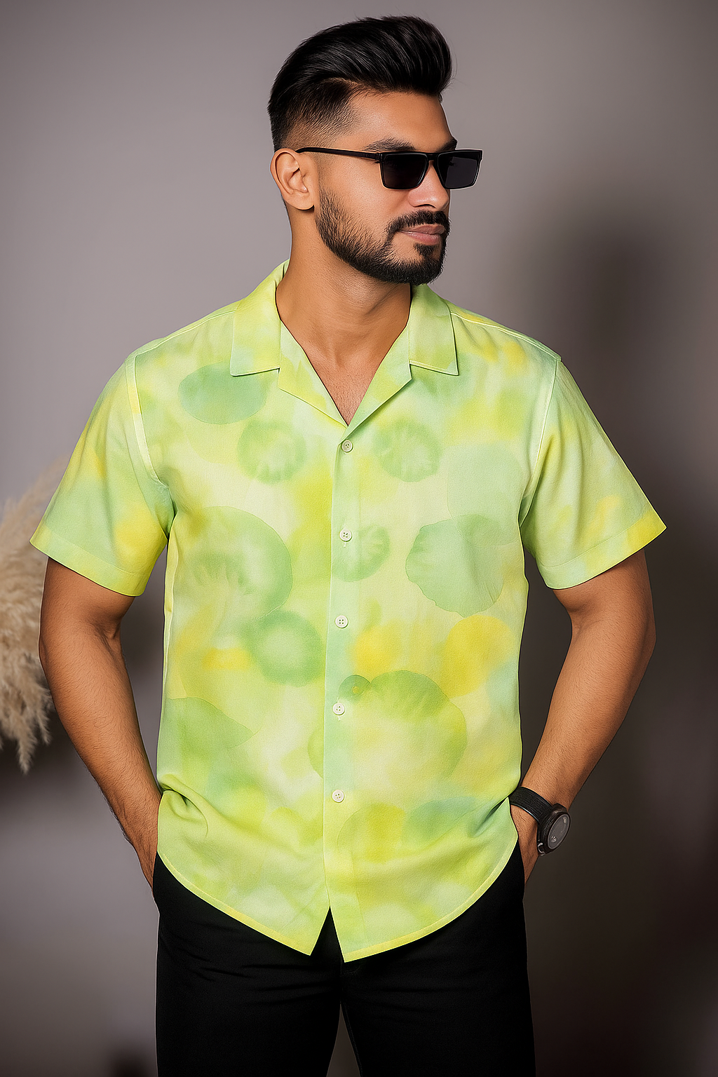 Linen Rise - LEMON Formal Shirts for Mens